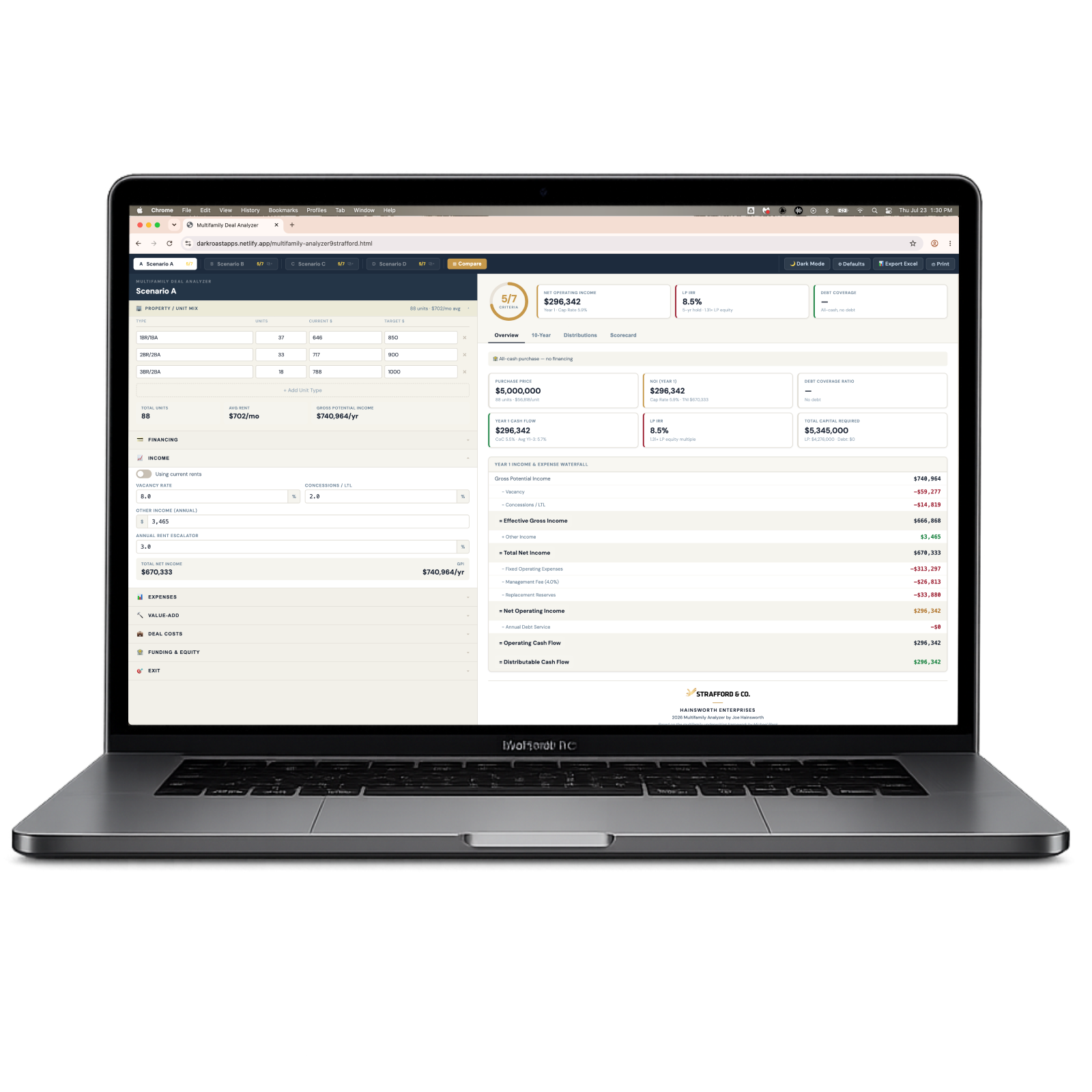 Real Estate Analyzer app preview